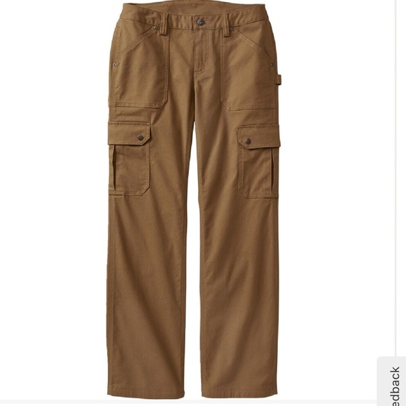 Women's DuluthFlex Curves setter Relaxed Leg Cargo Pants camel size 10 / 31 - Picture 3 of 16